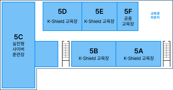 5층 일반 교육장 지도